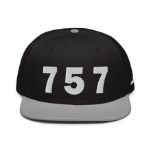 Load image into Gallery viewer, 757 Area Code Snapback Hat