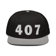 Load image into Gallery viewer, 407 Area Code Snapback Hat