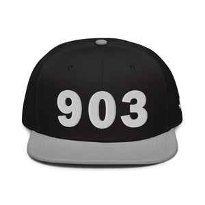 903 Area Code Snapback Hat