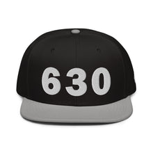 Load image into Gallery viewer, 630 Area Code Snapback Hat