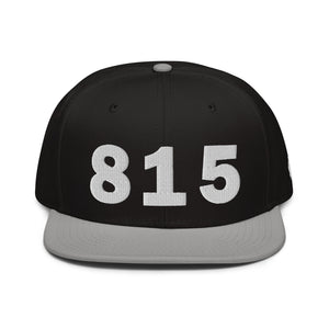 815 Area Code Snapback Hat