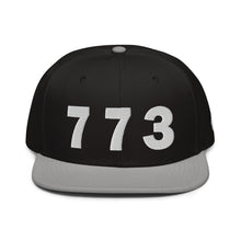 Load image into Gallery viewer, 773 Area Code Snapback Hat