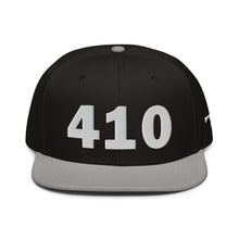 Load image into Gallery viewer, 410 Area Code Snapback Hat