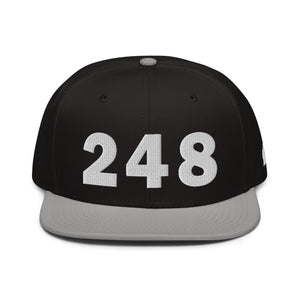 248 Area Code Snapback Hat