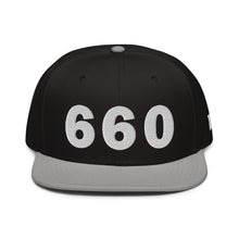 Load image into Gallery viewer, 660 Area Code Snapback Hat