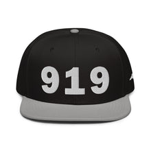 Load image into Gallery viewer, 919 Area Code Snapback Hat