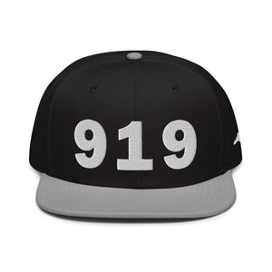 919 Area Code Snapback Hat