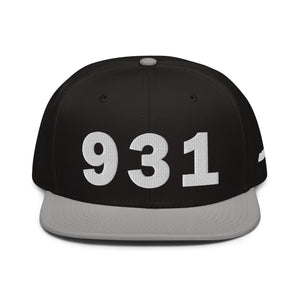 931 Area Code Snapback Hat