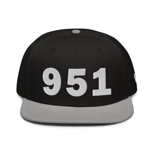 951 Area Code Snapback Hat