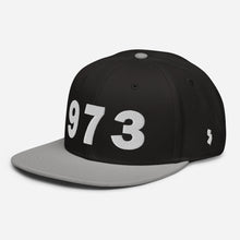 Load image into Gallery viewer, 973 Area Code Snapback Hat