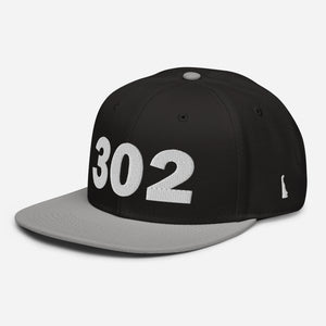 302 Area Code Snapback Hat