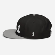 Load image into Gallery viewer, 201 Area Code Snapback Hat