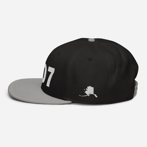 907 Area Code Snapback Hat