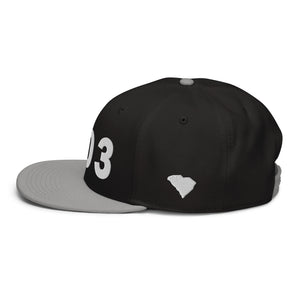 803 Area Code Snapback Hat