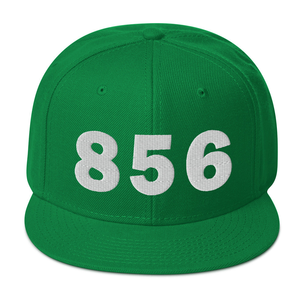 856 Area Code Snapback Hat