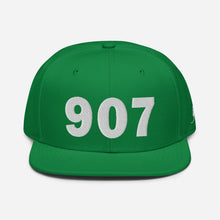 Load image into Gallery viewer, 907 Area Code Snapback Hat