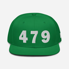 Load image into Gallery viewer, 479 Area Code Snapback Hat