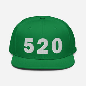 520 Area Code Snapback Hat