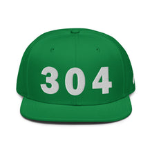 Load image into Gallery viewer, 304 Area Code Snapback Hat