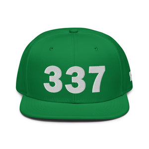 337 Area Code Snapback Hat