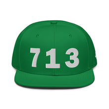 Load image into Gallery viewer, 713 Area Code Snapback Hat