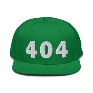 404 Area Code Snapback Hat