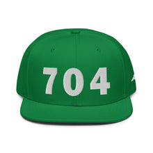 Load image into Gallery viewer, 704 Area Code Snapback Hat