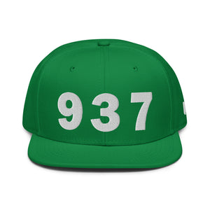 937 Area Code Snapback Hat