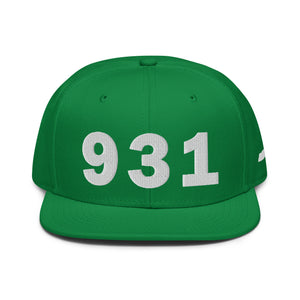 931 Area Code Snapback Hat