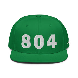 804 Area Code Snapback Hat