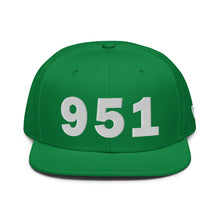 Load image into Gallery viewer, 951 Area Code Snapback Hat