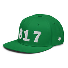 Load image into Gallery viewer, 817 Area Code Snapback Hat