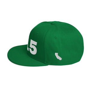 415 Area Code Snapback Hat