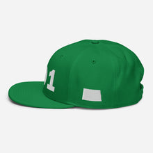 Load image into Gallery viewer, 701 Area Code Snapback Hat