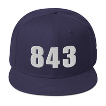 Load image into Gallery viewer, 843 Area Code Snapback Hat