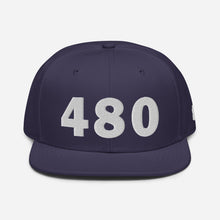 Load image into Gallery viewer, 480 Area Code Snapback Hat