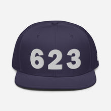 Load image into Gallery viewer, 623 Area Code Snapback Hat