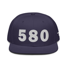 Load image into Gallery viewer, 580 Area Code Snapback Hat