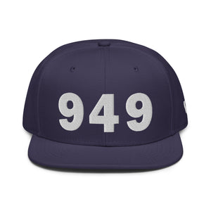 949 Area Code Snapback Hat