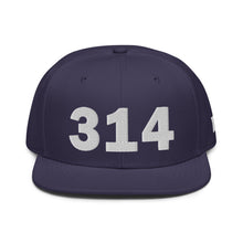 Load image into Gallery viewer, 314 Area Code Snapback Hat