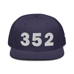 352 Area Code Snapback Hat