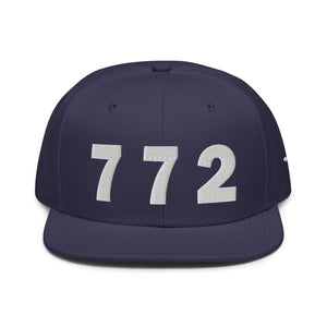 772 Area Code Snapback Hat