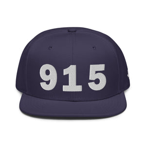 915 Area Code Snapback Hat