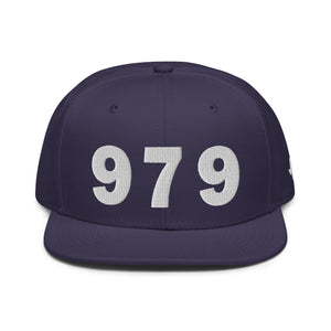 979 Area Code Snapback Hat