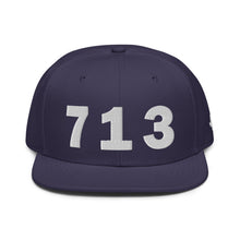 Load image into Gallery viewer, 713 Area Code Snapback Hat