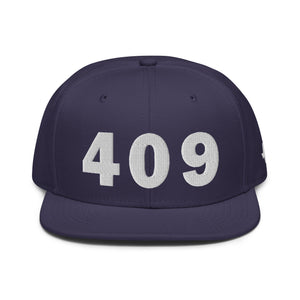 409 Area Code Snapback Hat