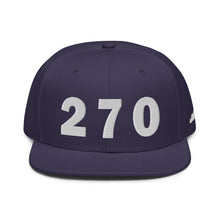 Load image into Gallery viewer, 270 Area Code Snapback Hat