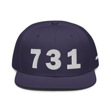 Load image into Gallery viewer, 731 Area Code Snapback Hat