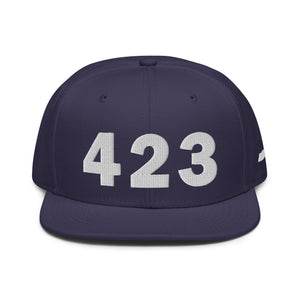 423 Area Code Snapback Hat