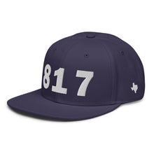 Load image into Gallery viewer, 817 Area Code Snapback Hat